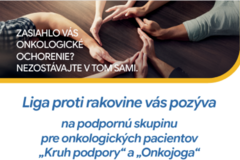 Kruh podpory a onkojoga pomáhajú ľuďom s rakovinou v Žiline aj na Kysuciach