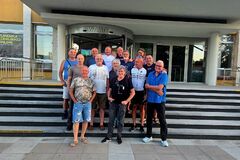 Legendárnemu trénerovi vodných pólistov Žiliny gratulovali vydarení zverenci 