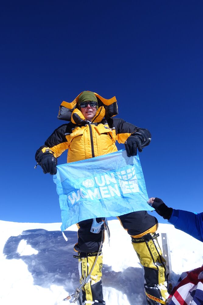 Na vrchol K2 sa dostala vďaka veľkej morálnej podpore Žien OSN (US Women).