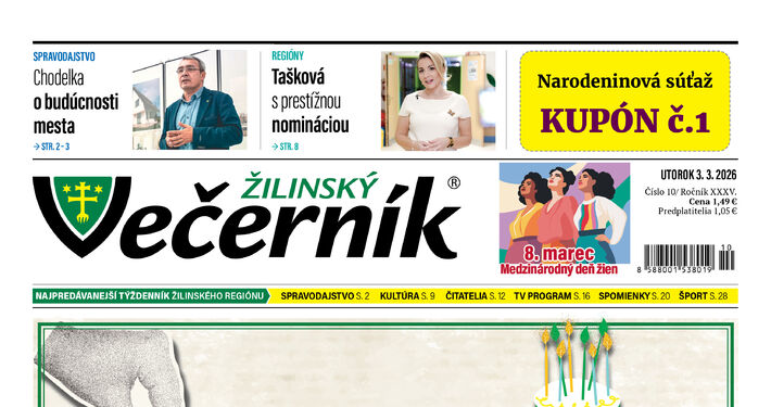 V najnovšom vydaní Žilinského večerníka si prečítate: