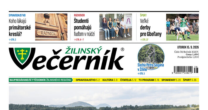 V najnovšom vydaní Žilinského večerníka si prečítate: