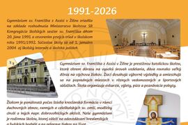 Gymnázium svätého Františka z Assisi oslavuje 35. výročie – fotogaléria