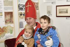 Mikuláš v Múzeu dopravy v Rajeckých Tepliciach