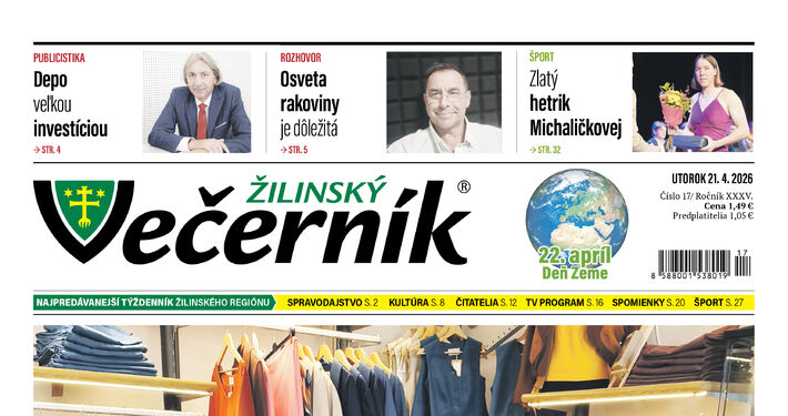 V najnovšom vydaní Žilinského večerníka si prečítate: