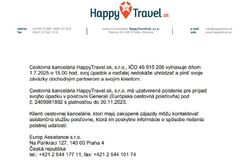 Nepríjemné prekvapenie pre dovolenkárov: CK HappyTravel vyhlásila úpadok