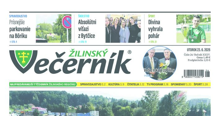 V najnovšom vydaní Žilinského večerníka si prečítate: