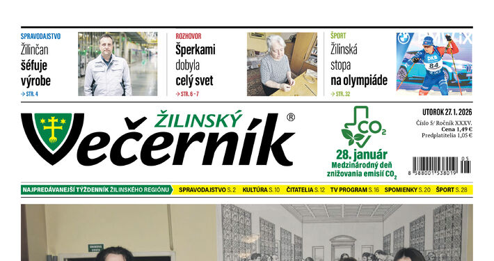 V najnovšom vydaní Žilinského večerníka si prečítate: