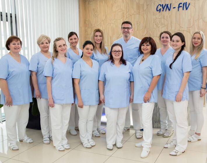 Za úspešným oplodnením v centre Gyn-Fiv stojí celý tím špecialistov. 