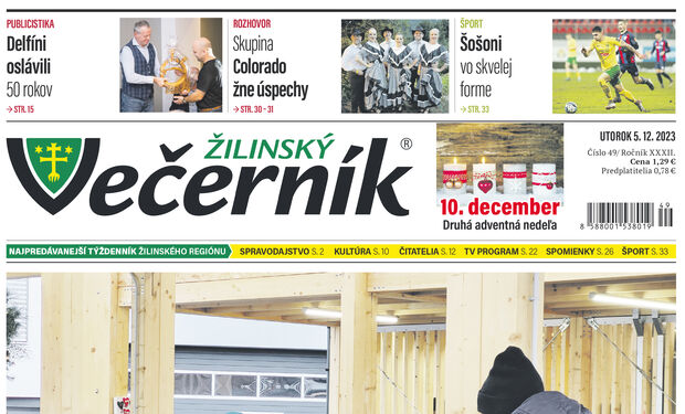 V najnovšom vydaní Žilinského večerníka si prečítate: