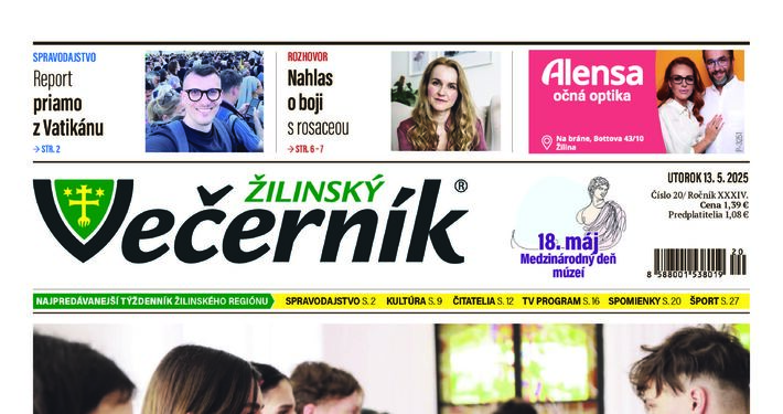 V najnovšom vydaní Žilinského večerníka si prečítate: