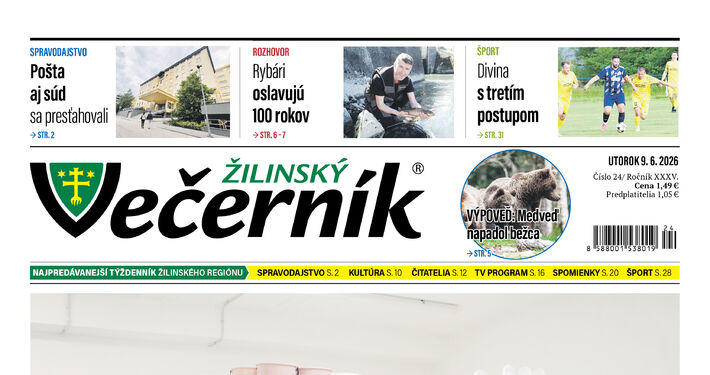 V najnovšom vydaní Žilinského večerníka si prečítate