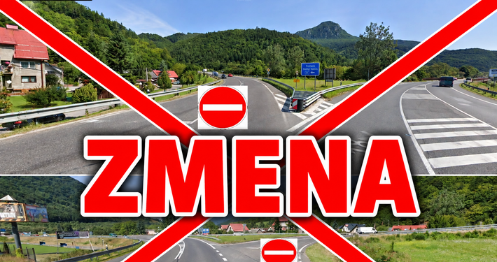 Úplná uzávera cesty I/70 v Kraľovanoch nebude. Doprava zostane zachovaná v jednom pruhu