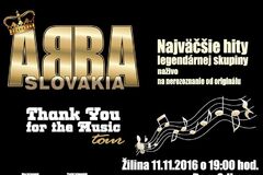 ABBA SLOVAKIA – THANK FOR THE MUSIC tour 2016