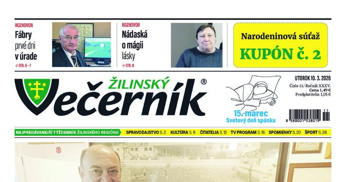 V najnovšom vydaní Žilinského večerníka si prečítate: