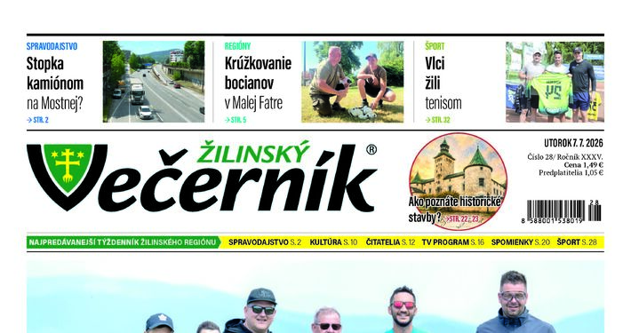V najnovšom vydaní Žilinského večerníka si prečítate: