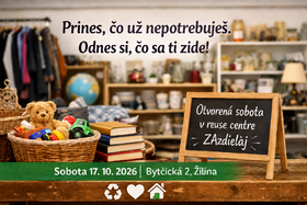 Októbrová otvorená sobota v reuse centre ZAzdielaj