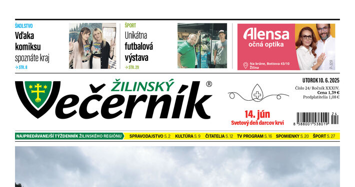 V najnovšom vydaní Žilinského večerníka si prečítate:
