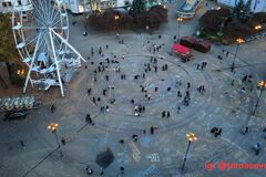 Kriedové odkazy študentov zaplnili Hlinkovo námestie