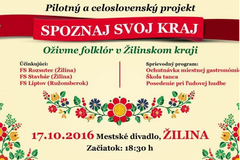 Spoznaj svoj kraj - oživme folklór v Žilinskom kraji