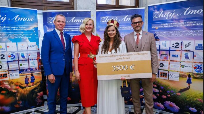 Zlatou Amoskou sa stala Ivana Mačáková Pivovarničková zo ZŠ Široké