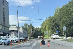Na Veľkom Dieli finišujú s obnovou cesty, pribudne dažďová kanalizácia aj nový asfalt