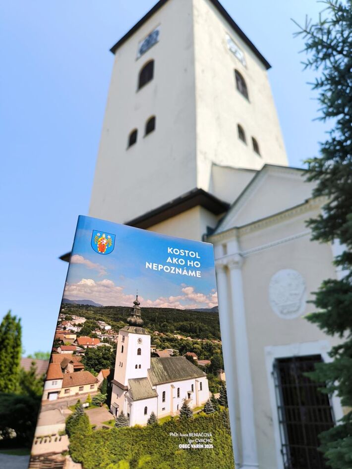 Kniha o varínskom kostole vyšla minulý rok.