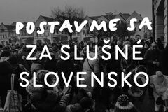 Pochod Postavme sa za slušné Slovensko aj v Žiline