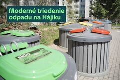 Na Hájiku zamykajú kontajnery. Mesto spúšťa nový systém triedenia odpadu