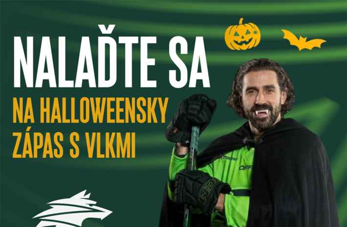 Halloweenska noc s Vlkmi sa blíži! Žilinu čaká súboj s Nitrou aj strašidelné kostýmy