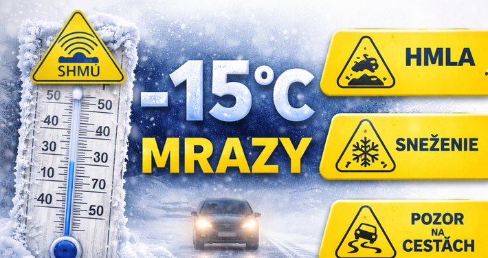 Mrazivé dni pred nami: Žilinský kraj čakajú extrémne nízke teploty, hmla aj snehové jazyky