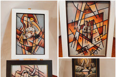 Pozvánka na výstavu Zolo Kéry: Olejomaľba kombinovaná s kolážou