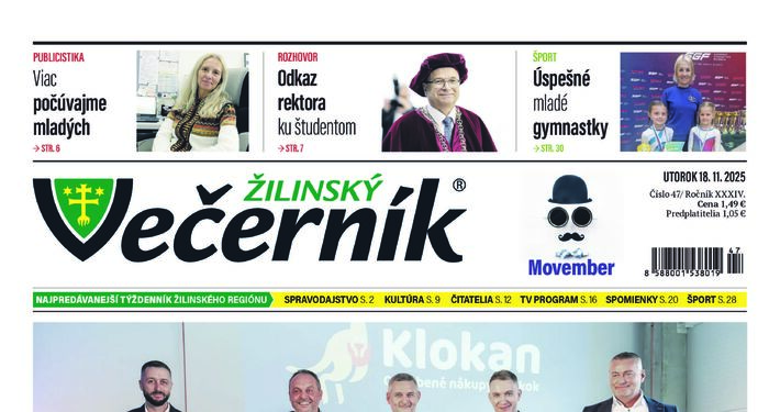 V najnovšom vydaní Žilinského večerníka si prečítate: