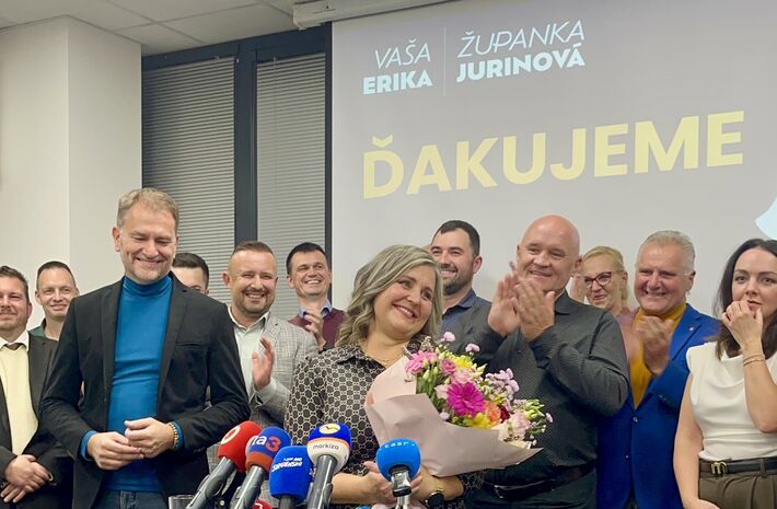 Je rozhodnuté! Erika Jurinová obhájila post predsedníčky Žilinského samosprávneho kraja