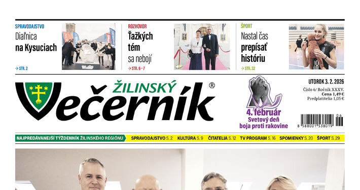 V najnovšom vydaní Žilinského večerníka si prečítate: