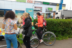 Cyklistov v Žiline potešili cykloraňajky