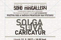 Vernisáž výstavy SOLGA SLIVA CARICATUR