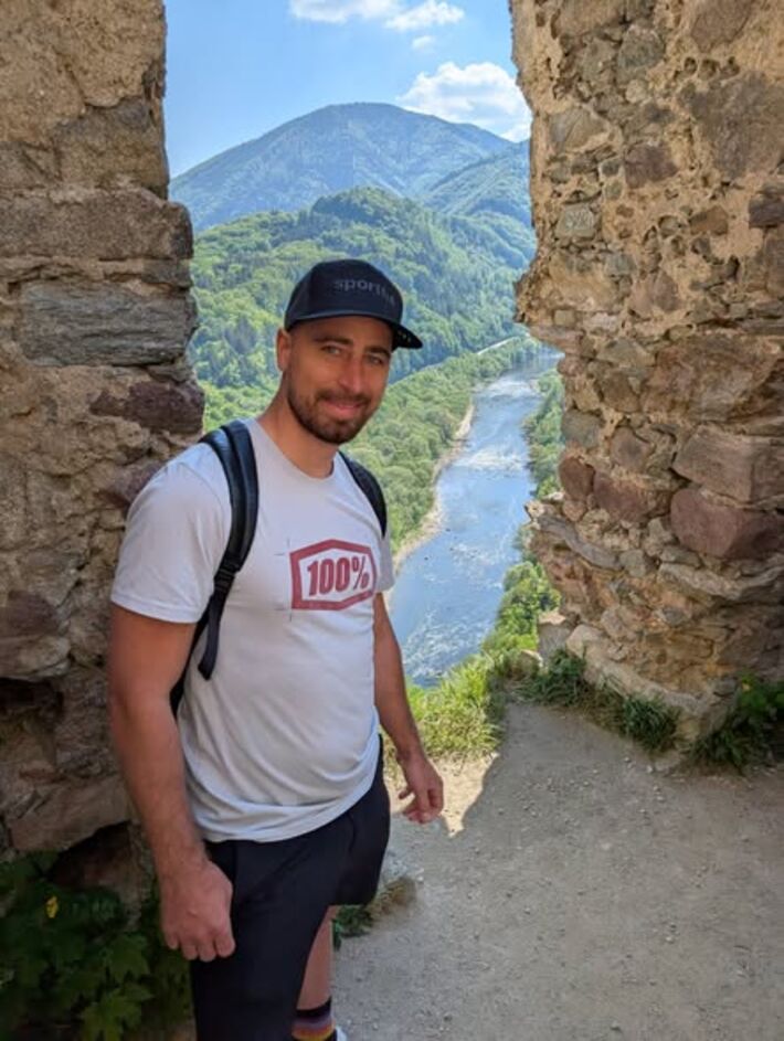 Bývalá jednotka svetovej cyklistiky zavítala na Starý hrad.