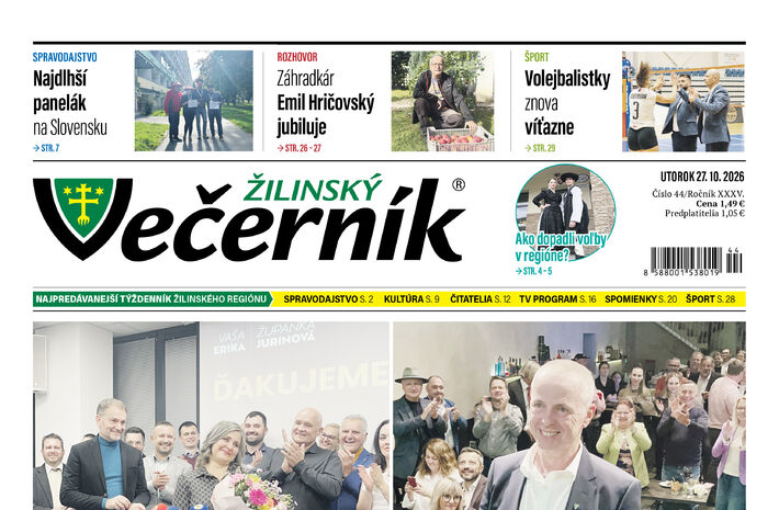 V najnovšom vydaní Žilinského večerníka si prečítate