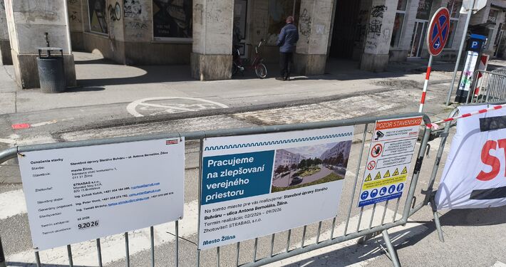 Dlhoočakávaná rekonštrukcia Bulváru sa začala, práce odštartovali po sviatkoch