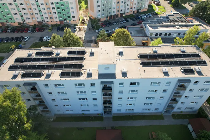 Fotovoltická elektráreň na domove dôchodcov na Solinkách.