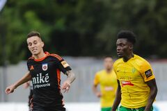  NIKÉ LIGA -  V zápase dvoch rozdielnych polčasov pod Čebraťom deľba bodov