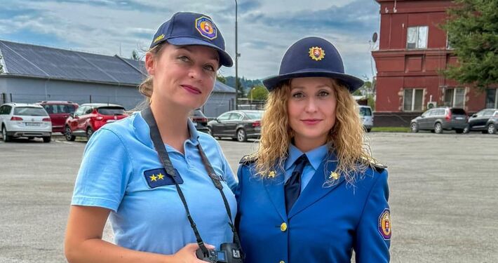 Dirigentka kríz a majsterka tónov: Mária Pohanková Zahatlanová v sebe spája dušu hasičky a srdce speváčky.  