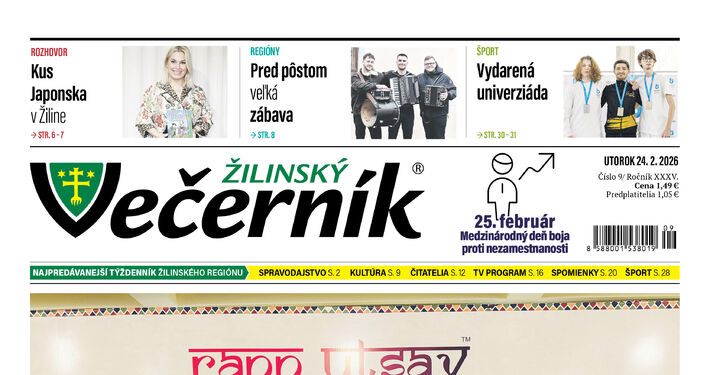 V najnovšom vydaní Žilinského večerníka si prečítate: