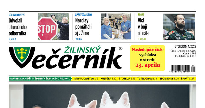 V najnovšom vydaní Žilinského večerníka si prečítate: