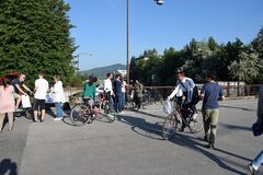 Na žilinskom Bulvári sa dnes podávali zdravé cykloraňajky