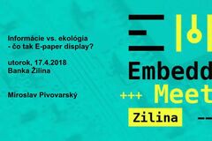 Informácie vs. ekológia - čo tak E-paper display?