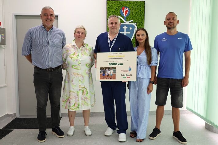 FNsP ZA_Charitatívny tenisový turnaj venoval žilinskej nemocnici rekordný výťažok.