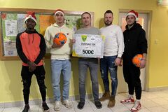 Mikulášsky darček futbalistov potešil a zahrial pri srdci