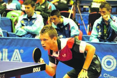 Žilinský stolnotenisový talent Alexander Valuch na ME juniorov