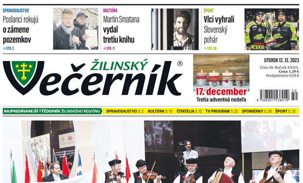 V najnovšom vydaní Žilinského večerníka si prečítate: